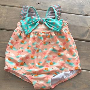 NWOT Matilda Jane 18-24 mo flamingo print swimsuit